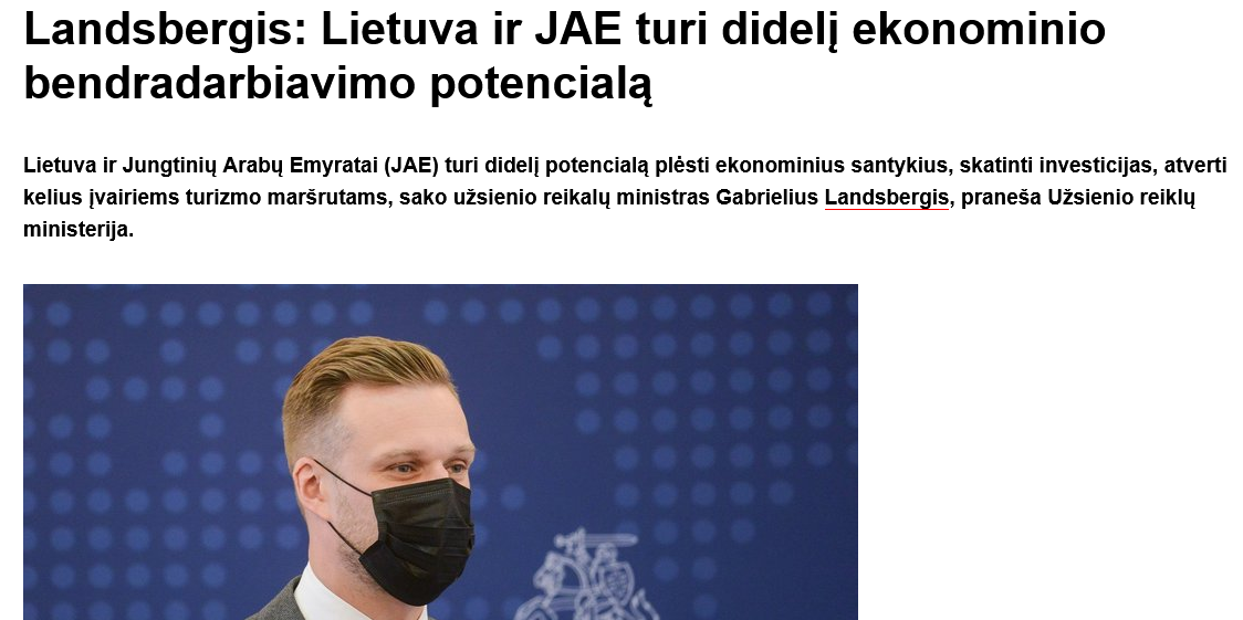 Click image for larger version  Name:	Screenshot 2021-09-22 at 10-52-09 Landsbergis Lietuva ir JAE turi didelį ekonominio bendradarbiavimo potencialą.png Views:	1 Size:	298,5 kB ID:	1913937