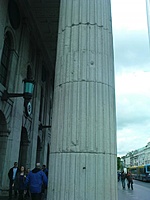 a Column of a GPO... U can c da bullet marks from 1916 Rising.... interesting