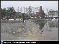 Potvynis Vyžuonos parke