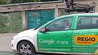 Google Street View automobilis Vilniuje.