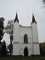 Grafų Marikonių šeimos koplyčia-mauzoliejus Svėdasų bažnyčios šventoriuje Anykščių rajone, 1848 m.