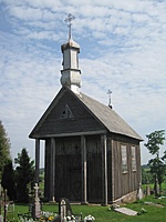 Liolių kapinių koplyčia Kelmės rajone, 1853 m.