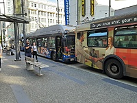 Troleibusų (ir autobusų) kamštukas centre dėl kažkokio įvykio