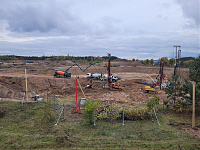 nacionalinio stadiono statybos darbai 2023.10.19